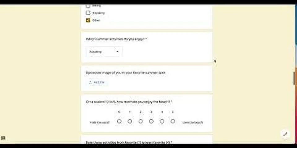 Google form link preview