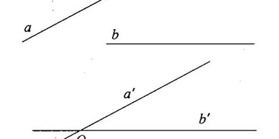 Hai đường thẳng cùng vuông góc với đường thẳng thứ ba trong không gian