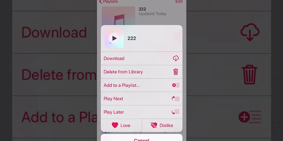 How do you remove a playlist from Apple Music?