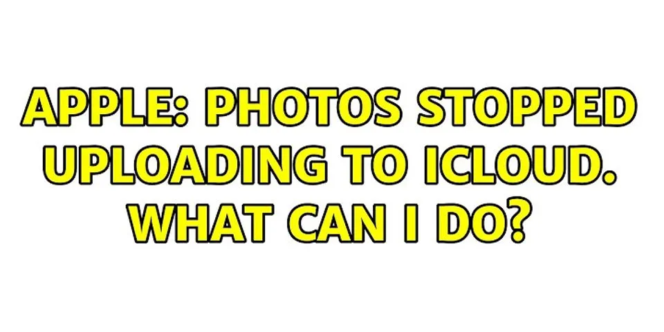 How to stop photos from uploading to iCloud on iPad