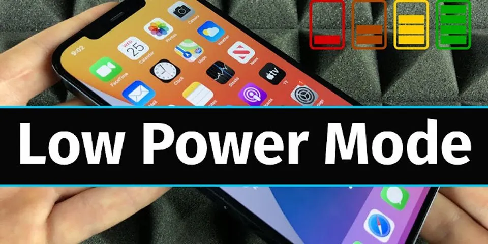 How to turn off Low Power Mode on iPhone 12