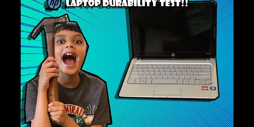 HP laptop durability Test