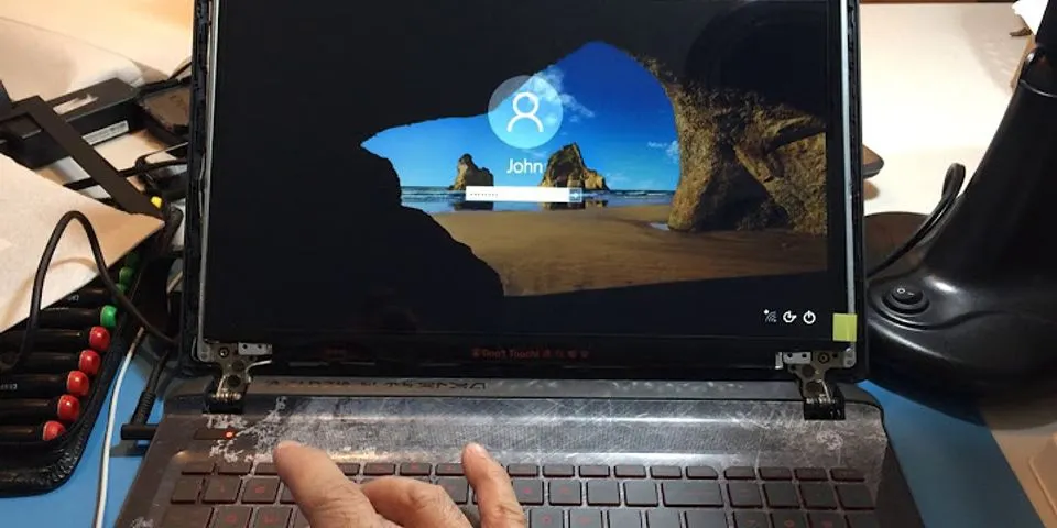 HP Star Wars laptop Screen replacement