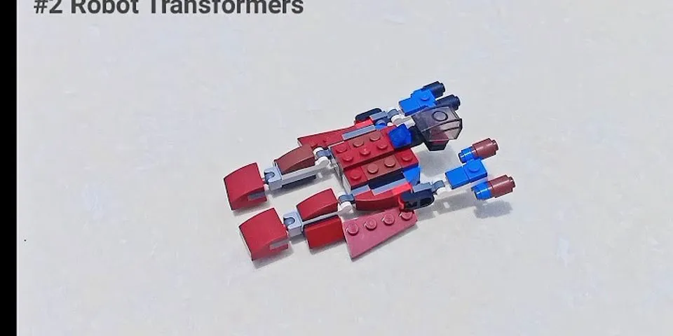 Hướng dẫn cách lắp robot bằng lego