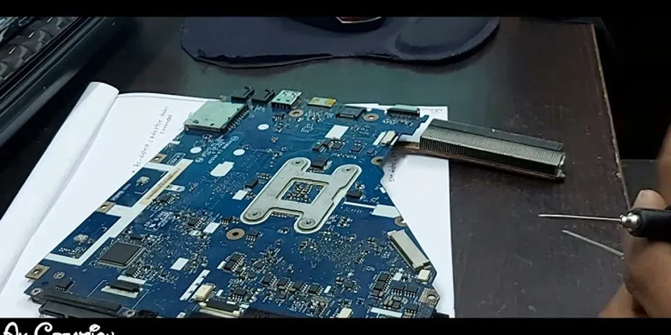 IC on laptop motherboard