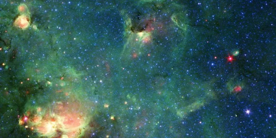 Kính viễn vọng Spitzer Space Spots 'Ramaging Space quái vật'