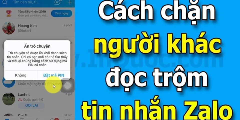 Làm sao để chặn Zalo mà người khác không biết - boxhoidap ...