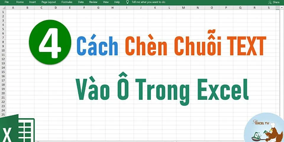 Làm sao để chữ nắm trong 1 ô Excel