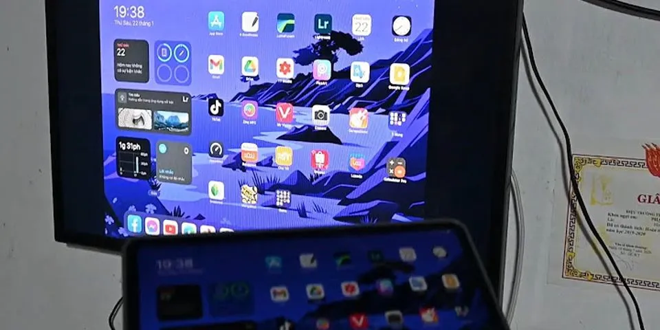 Làm sao để kết nối iPad với tivi Samsung