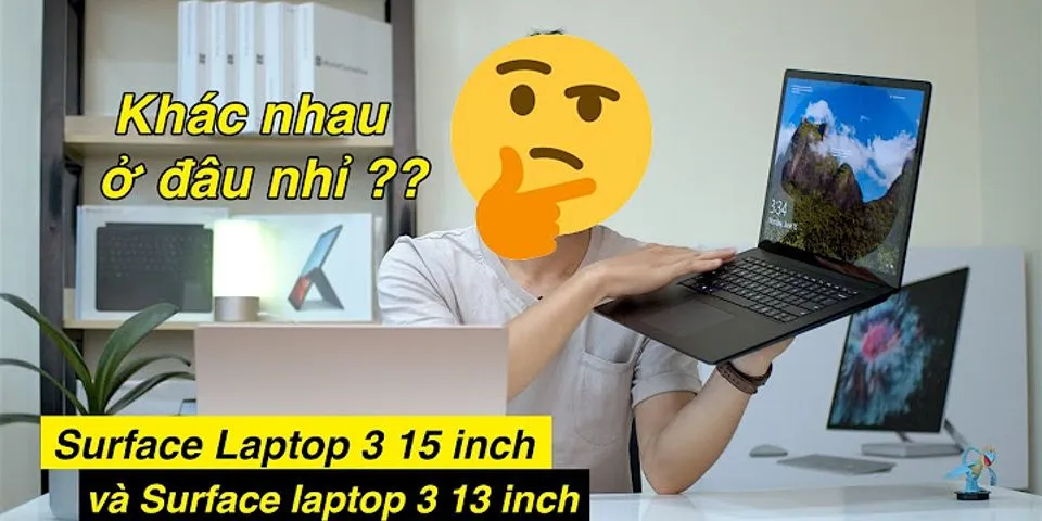 Laptop 13 inch kích thước