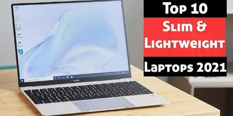 Laptop weight comparison