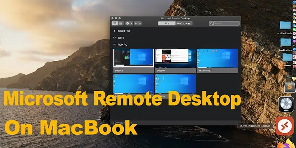 Microsoft Remote Desktop for Windows 10