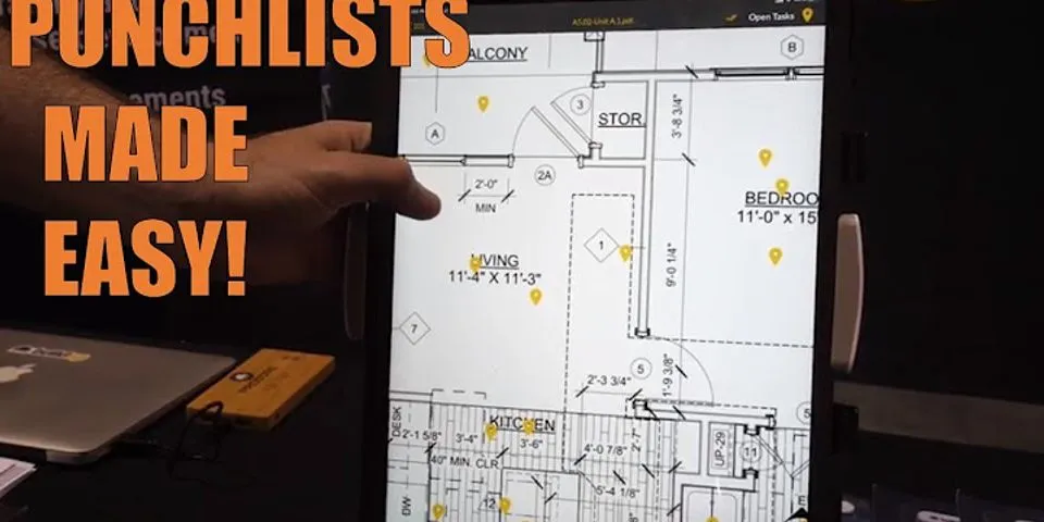 Punch list app for iPhone