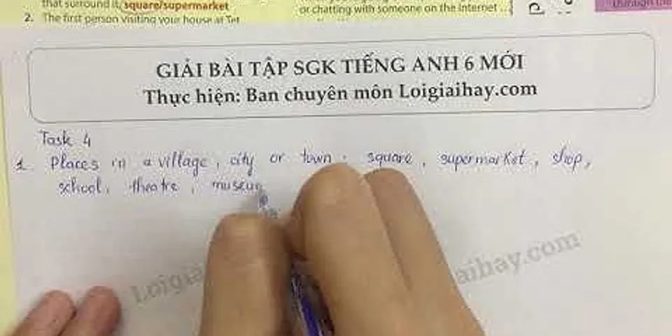 Review 2 (units 4-5-6) lớp 6 trang 68 - Hỏi - Đáp