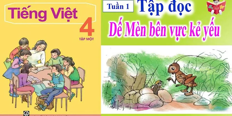 Sách Tiếng Việt lớp 4 Tuần 1