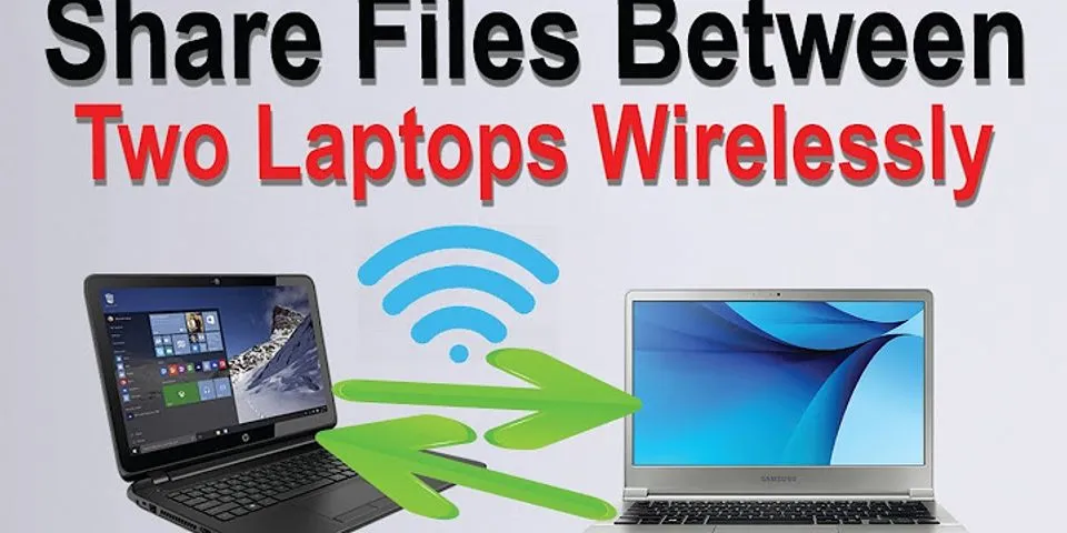Share file laptop to laptop