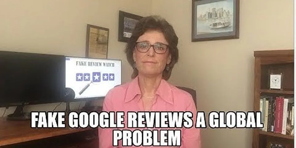 Sue Google for fake reviews