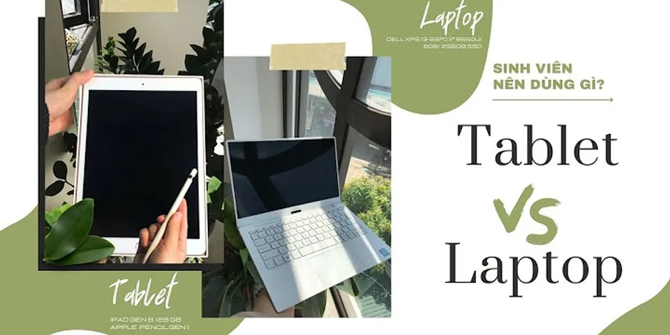 Tablet vs laptop 2021