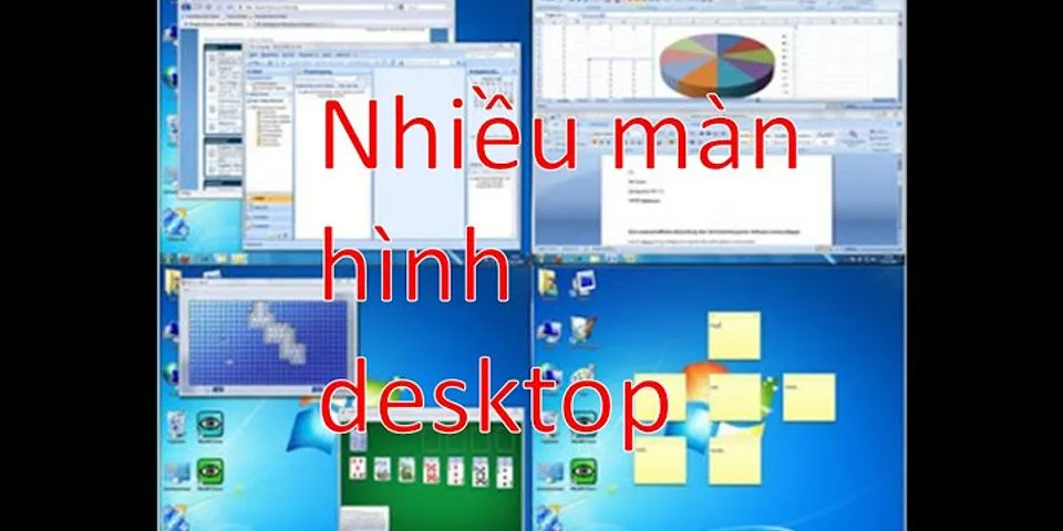 Tạo chữ chạy trên màn hình desktop Win 7