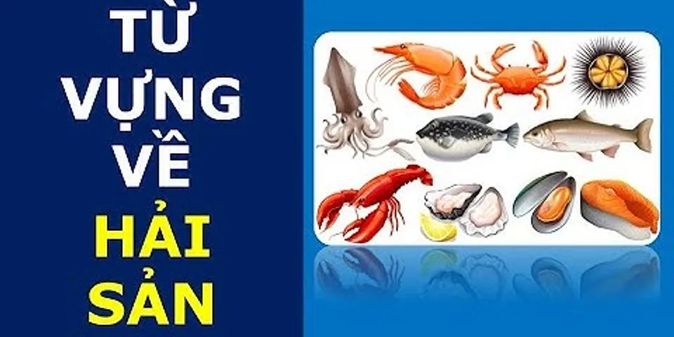 Tên các loại hải sản bằng tiếng Hàn