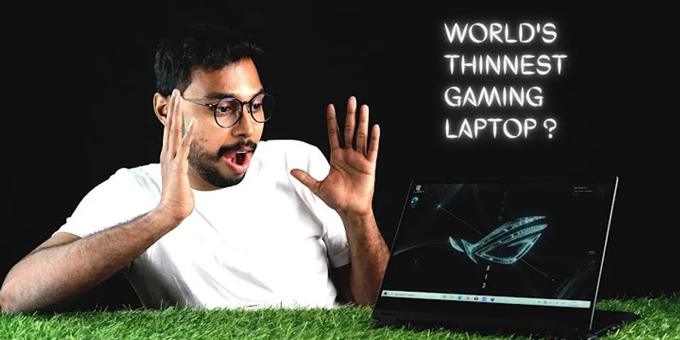 Thinnest gaming laptop in the world