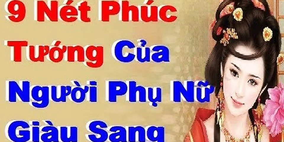 Tướng phụ nữ đại phú quý