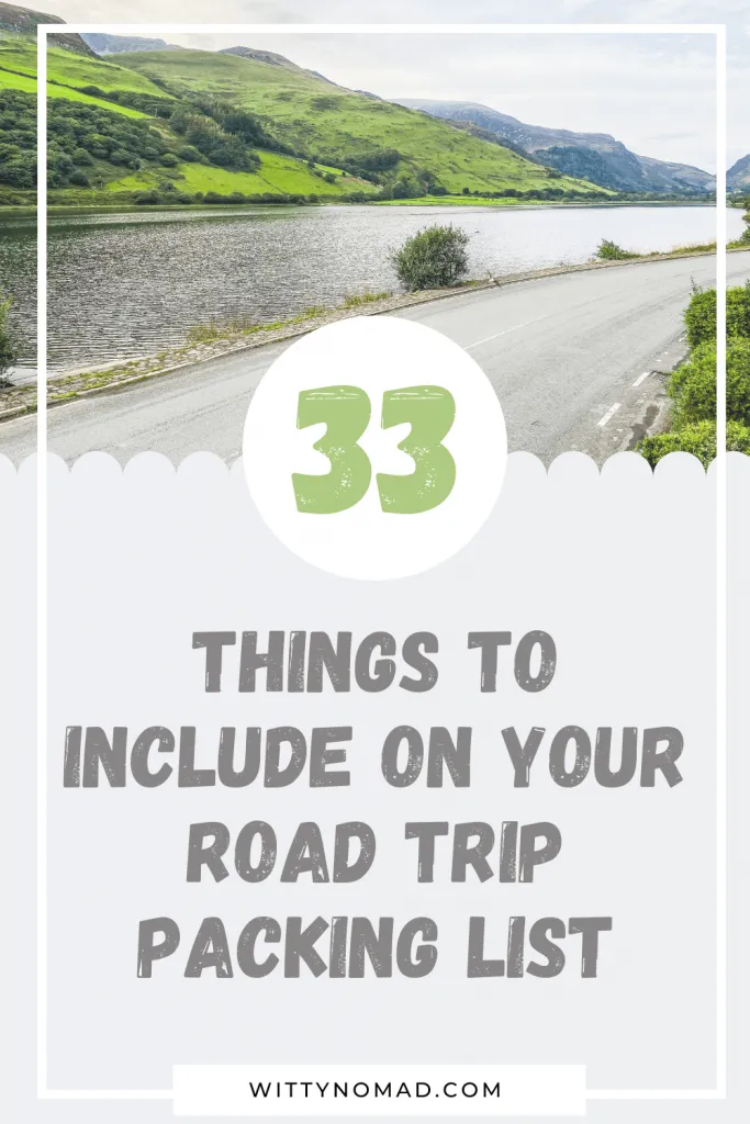 Road Trip Packing List Pinterest Pin