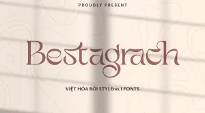 SVN Bestagrach - Font chữ Việt hóa ghép nối sáng tạo